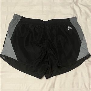 RBX Women's Black and Gray Athletic Shorts